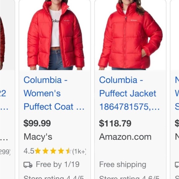 Columbia Women’s Puffect Puffer Jacket Size L - Picture 6 of 6